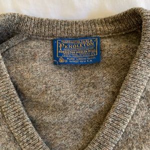 Vintage Pendleton wool brown sweater!